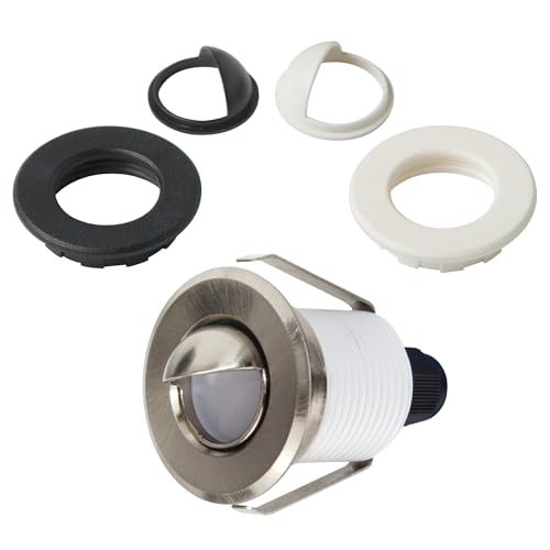 Armacost Lighting Mini-Recessed Dimmable LED Puck Light Soft Bright White (3000K) (Series 1) 211125