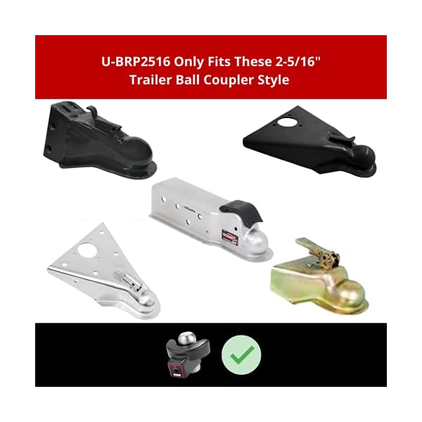 AMPLOCK UBRP2516 RV/Trailer Coupler Lock Secure Your 2 5/16” Ball