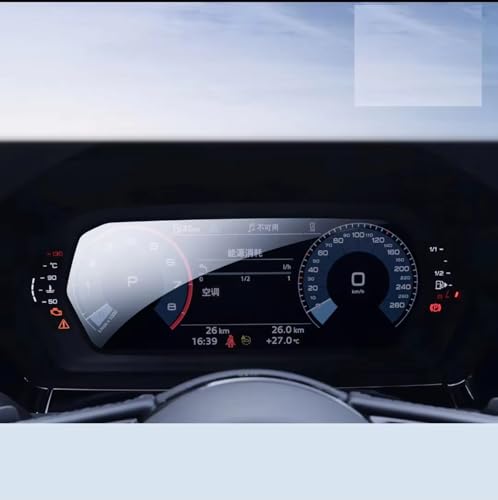 Film Écran Verre Trempé Audi A3 A3L 12.3 Pouces Protection GPS et Tableau de Bord 2019-2021