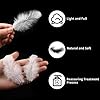 Soarer 300pcs White Feathers for Crafts - 3-5inch Feathers Bulk for Wedding Home Party, Dream Catcher Supplies and DIY Crafts(White) #3