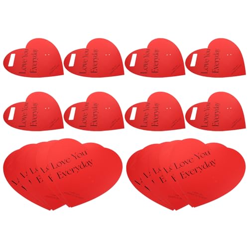 Papier d'emballage rouge en cœur Alipis pour bouquet fleuriste