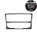 Car Styling Center Console Climatisation CD Panneau De Commande en Fibre De Carbone Look Décoration Autocollant Garniture, pour Audi A4 A5 2009-2017