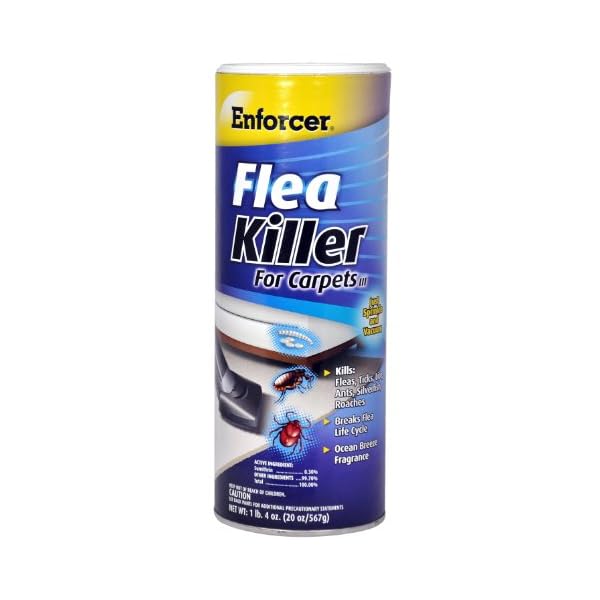 Enforcer Flea Killer For Carpets Multiple Insects Powder 20 Oz