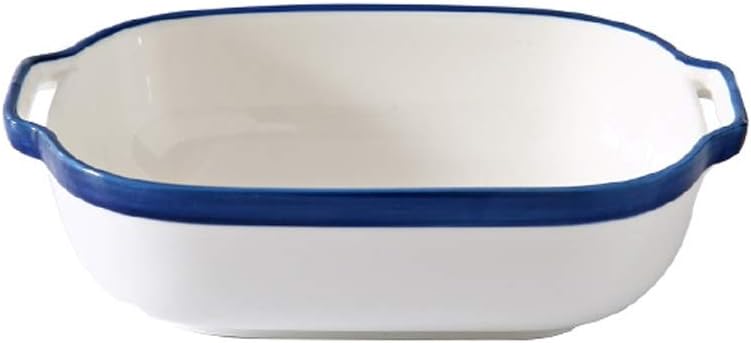 Baking Pan Ceramic Baked Rice Pan Rectangular Oven Cutlery Plate Baked Cheese Pan Loaf Pan Cake Pan Bakeware Baking Pan