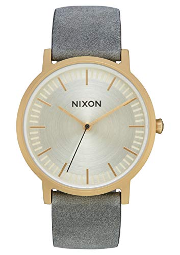NIXON (jN\) Porter Leather (|[^[U[) A1058 - Y AiO NVbNEHb` I[CgS[h/O[ - 50mh (40mm̃EHb`tFCX 20-18mmU[oh)