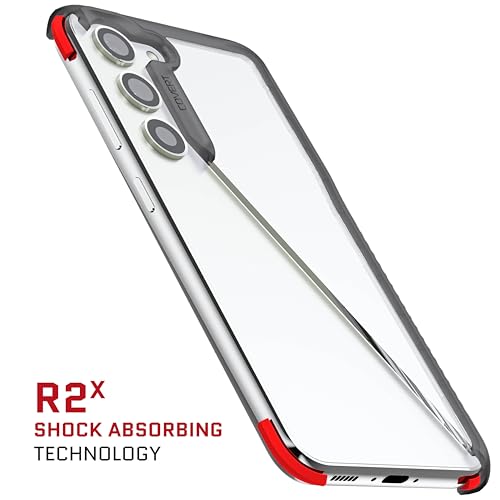 Image of Ghostek Covert Shockproof Galaxy S23 Clear Case Premium Protective Phone Covers with Slim Lightweight Design, Wireless Charging Compatible, Shock-Absorbent Designed for Samsung S23 (6.1 inch) (Smoke)