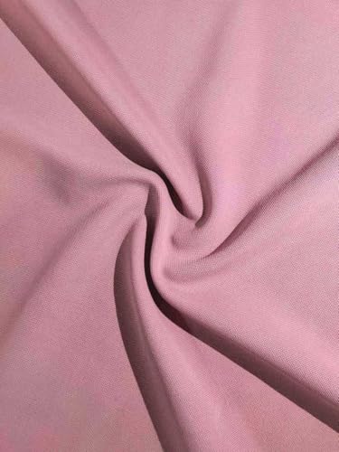 Image of FENJAR Women's Elegance Audrey Hepburn Style Ruched Dress Round Neck Sleeveless Swing Midi A-line Dresses (US, Alpha, Medium, Regular, Regular, AA-Pink)