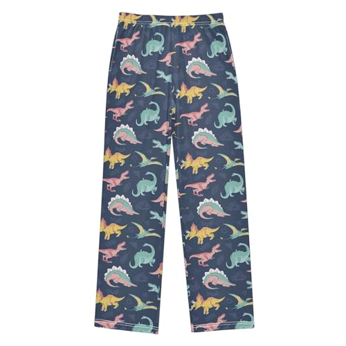 ZZKKO Cute Funny Dinosaurs Boys Pants for Kids Jogger Pants with Pockets S-XL