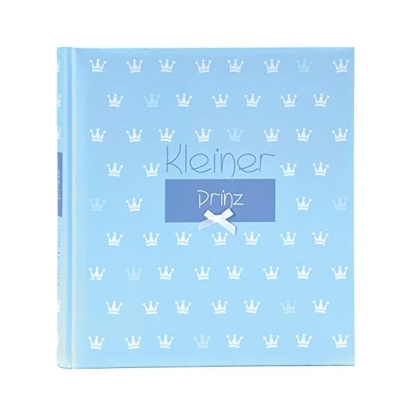 goldbuch 15088 Babyalbum Kleiner Prinz, 30 x 31 cm, Baby Fotoalbum mit 60 weiße Blankoseiten & 4 illustrierten Seiten…