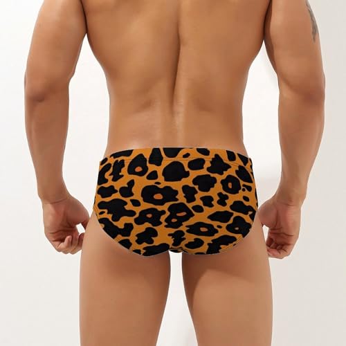 Pantalones cortos de playa para hombre bañador de leopardo con secado rápido 2