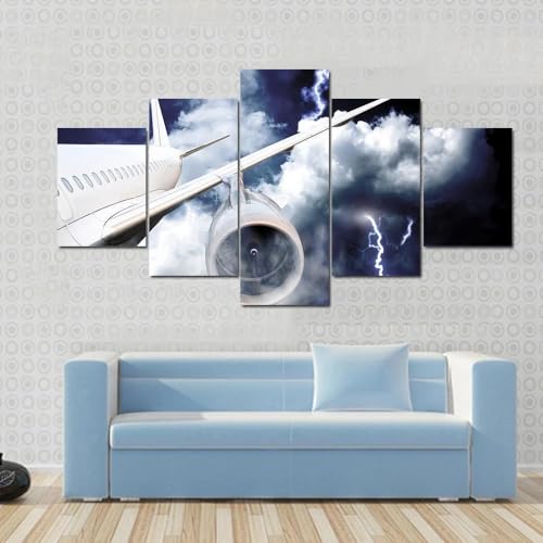 Tableau Décoration Murale Avion Grand Format Salon et Chambre