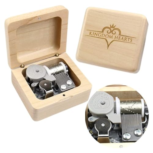 Sinzyo Music Box Vintage Musical Boxs Gift For Birthday Valentine's Day Christmas Day(Maple Wooden Box)