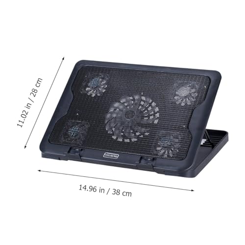 Base para laptop con ventiladores USB para enfriamiento miniatura 5
