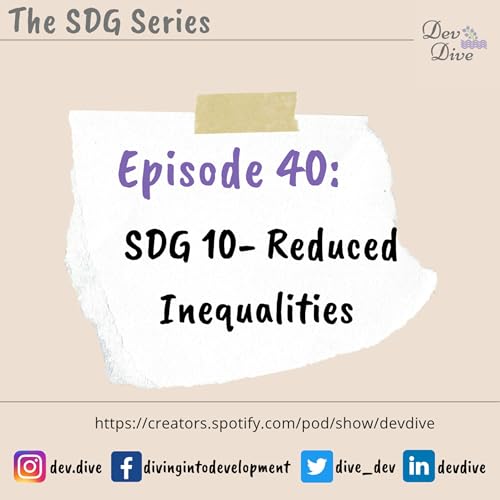 Episode 40: SDG 10- Teaser cover art