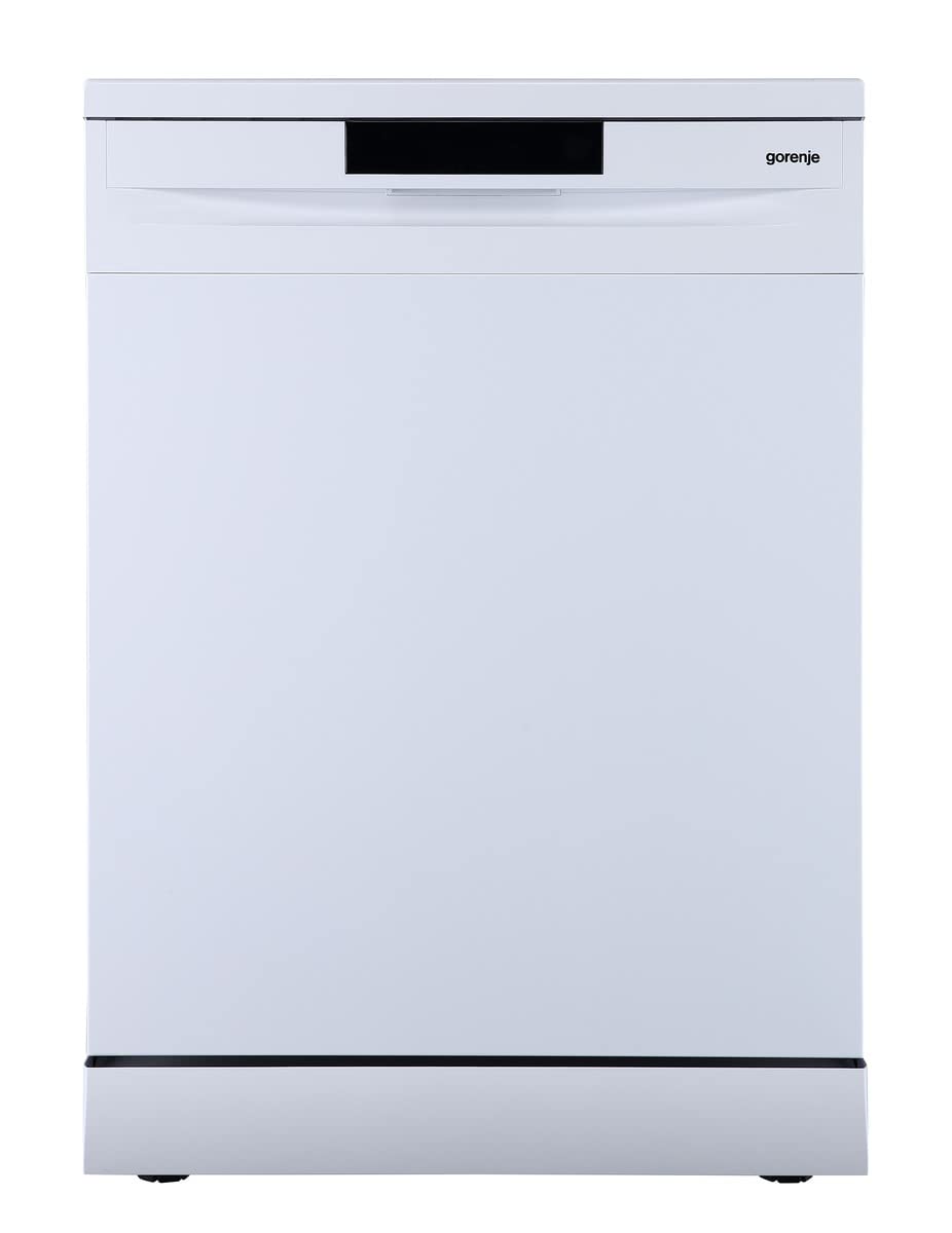 Gorenje G S620 C10W Freistehender Geschirrspüler/ 60cm / 14 Maßgedecke / 3 Körbe / 5 Programme/Inverter PowerDrive Motor/SpeedWash/TotalDry/vollständiger Überlaufschutz/Weiß