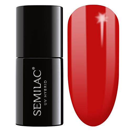 Semilac ibrido UV per unghie, numero 063, 7 ml, Legendary Red