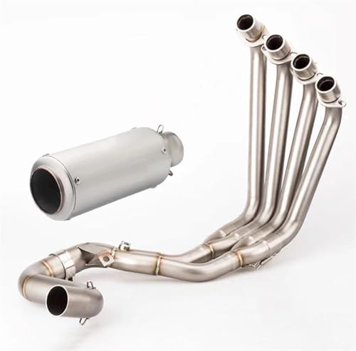 Silencieux arrière et tuyau d'échappement CBR650F en acier inoxydable brossé