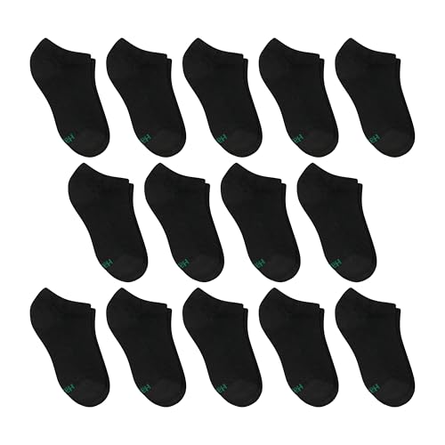 Image of Hanes Boy's Red Label Comfort Cotton Ankle Socks (12 Pack)