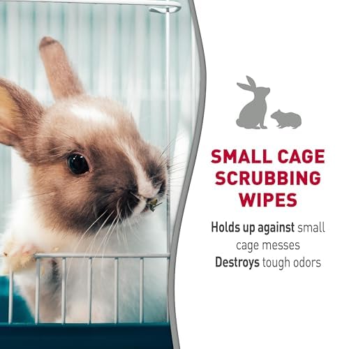 Nature’s Miracle Small Animal Cage Scrubbing Wipes 30Ct - Image 3
