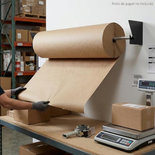 Soporte para rollo de pared con longitud ajustable de 28 a 60 pulgadas 4