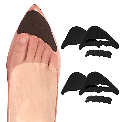 Inserciones relleno de punta para zapatos ajustables 4 pares miniatura 1