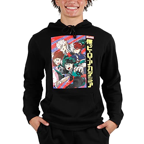 Bioworld My Hero Black Sweatpant and Hoodie Combo