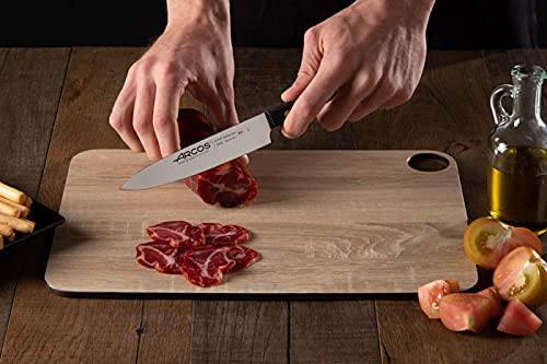 Arcos Chef Knife 6 Inch Stainless Steel. Cooking Knife to Cut and Peel Small Food. Ergonomic Polyoxymethylene Handle and 150mm Blade. Series Universal. Color Black - Image 7