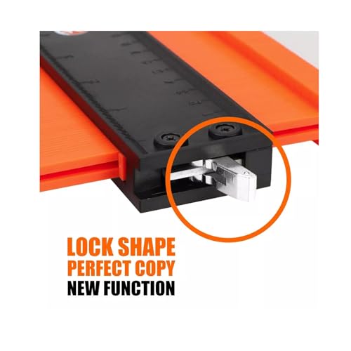 10 Inch Adjustable Duplicator Shape Contour Gauge Profile Ruler Tiling Laminate Tool with Lock. 25 CM. DIY Irregular Welding, Tracing, Woodwork, Construction & Handyman. Precise Measuring Tools 5 10 Inch Adjustable Duplicator Shape Contour Gauge Profile Ruler Tiling Laminate Tool with Lock. 25 CM. DIY Irregular Welding, Tracing, Woodwork, Construction & Handyman. Precise Measuring Tools - Image 5