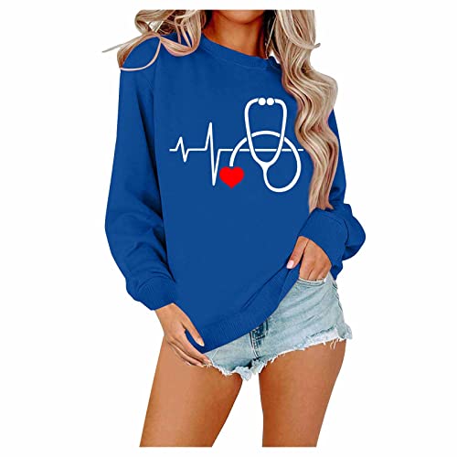 JOIMINGD Chandail Rayé Vert 5xl Hommes À Col Roulé Baby Girl De Bonneterie Chandail De Chiot Chandail Tan Chandails Jumeaux Tunique Cardigan Brun Veste De Pull-over Femmes Sweater Woman (Blue, S)