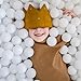 3 Sprouts Kids Ball Pit – Pop-Up Indoor Outdoor Ball Pits for Toddlers Playpen Playhouse – Large Foldable Ballpit - Active Play for Baby Babies Infants Girls Boys (Balls Not Included) - Terrazzo Beige