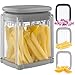 Potato Chipper Chip Cutter French Fry Cutter for Potatoes, 3 Blades Fast Cutting Potato Chip for French Fries, Food Dicer Chop Box for Vegetables Fruits