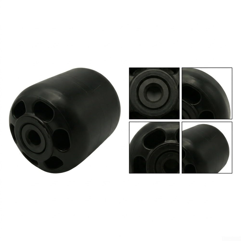 para rueda Auxiliar Plástico Negro 3 Pulgadas Robusta para