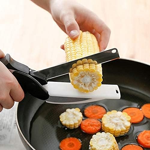 Kitchen Scissors 2 in 1 Kitchen Cutter Board Vegetable Cutting Slicer SmarKnife