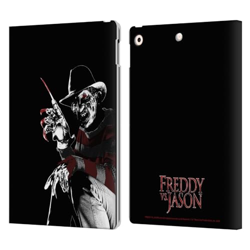 Housse cuir Freddy VS. Jason pour iPad 10.2 avec support et porte-cartes