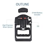 GRIPX Digital Hand Dynamometer Grip Strength Measurement Meter Auto Capturing Electronic Hand Grip Power 198Lbs / 90Kgs - Image 4