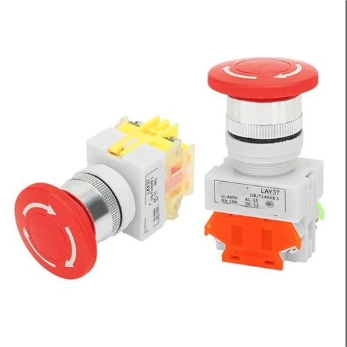 Bouton poussoir LA37 25mm évite les déclenchements accidentels