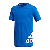 blau adidas Must Haves Big Logo T-Shirt Kids Blau Weiss