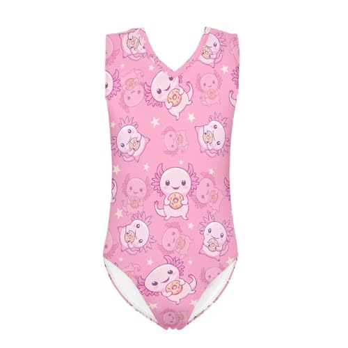 Image of Girls Swimsuit 3-14Y One Piece Swimwear Sleeveless Girls Bathing Suit