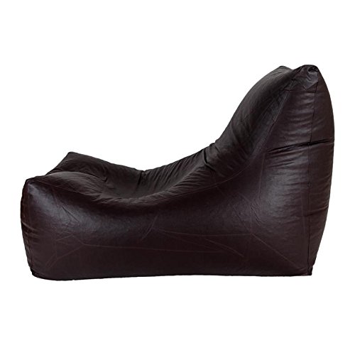GUNJ Jumbo Bed Sofa Bean Bag Cover (Brown)-image-36