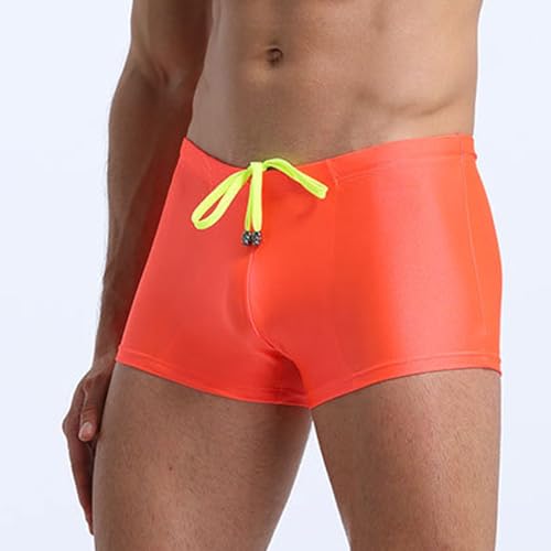 Custom Designed Men's Swim Trunks Elastic Patchwork Quick Drying Breathable for Pro Swim2