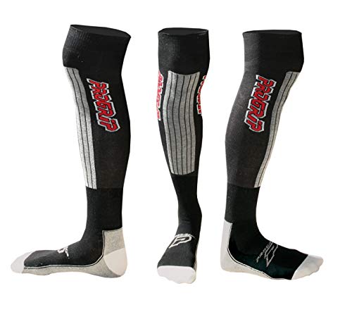 Confezione in paia Progrip Calze con Lunghezza da 45 cm, Nero, Taglia L/Xl - 41/45 cm