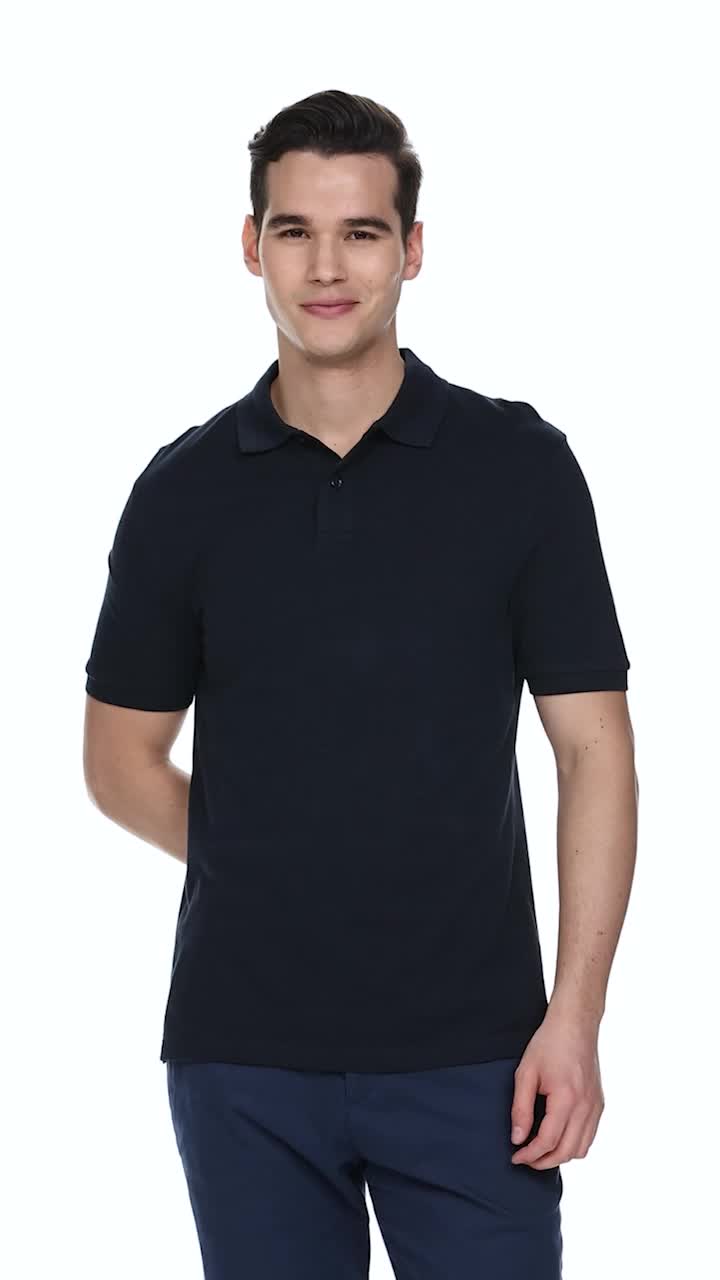Marks \u0026 Spencer Pure Cotton Pique Polo Shirt T285032MDARK Navy (S) :  Amazon.in: Clothing \u0026 Accessories