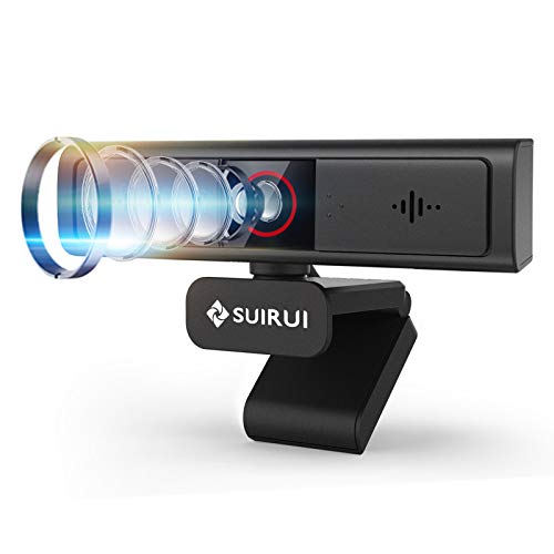 1080p Webcam with Microphone, Web Camera for Computer, Plug and Play USB Camera for PC, 90-Degree Wide Angle, for Laptop/Desktop, for Streaming Online Meeting/Class, for Zoom Meeting/Skype/Facetime