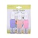 Babygoal Pacifier Clips for Girls-3 Pack Pure Color Universal Pacifier Holder Fits Most Pacifiers and Baby Gift PS03