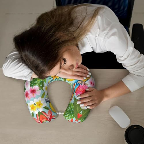 Almohada de poliéster negra ajustable para cuello miniatura 7