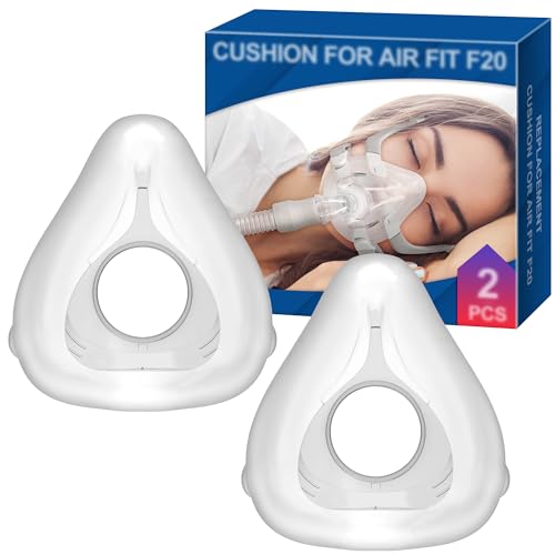Máscaras de repuesto para Airfit F20 L: pack de 2 cojines duraderos de gran valor