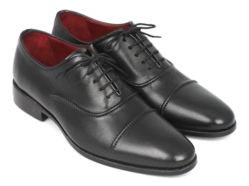 Oxfords Captoe Homme Noir Paul Parkman pour éviter l'inconfort des souliers en 41 1/3