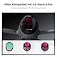K&F Concept Push-in PL & ND Filter Kit Kompatibel mit DJI Mavic 4 PRO, 3er Pack Fit CPL ND8 ND16, Polarisationsfilter Neutraldichtefilter HD Optical Glass Multi-Coated, Mavic 4 PRO Zubehör