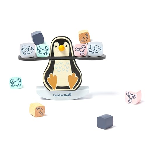 Jeu d'équilibre Everearth EE33798 coloré en bois pour enfant