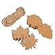 Leaf Geschenkanhänger mit Bindfäden - goodchanceuk 200 Stück Papier Ahorn und Leaf Geschenk zum Aufhängen Label für Weihnachten Thanksgiving Hochzeit DIY-Geschenk Tags mit 20 m Seil jedes Muster 100